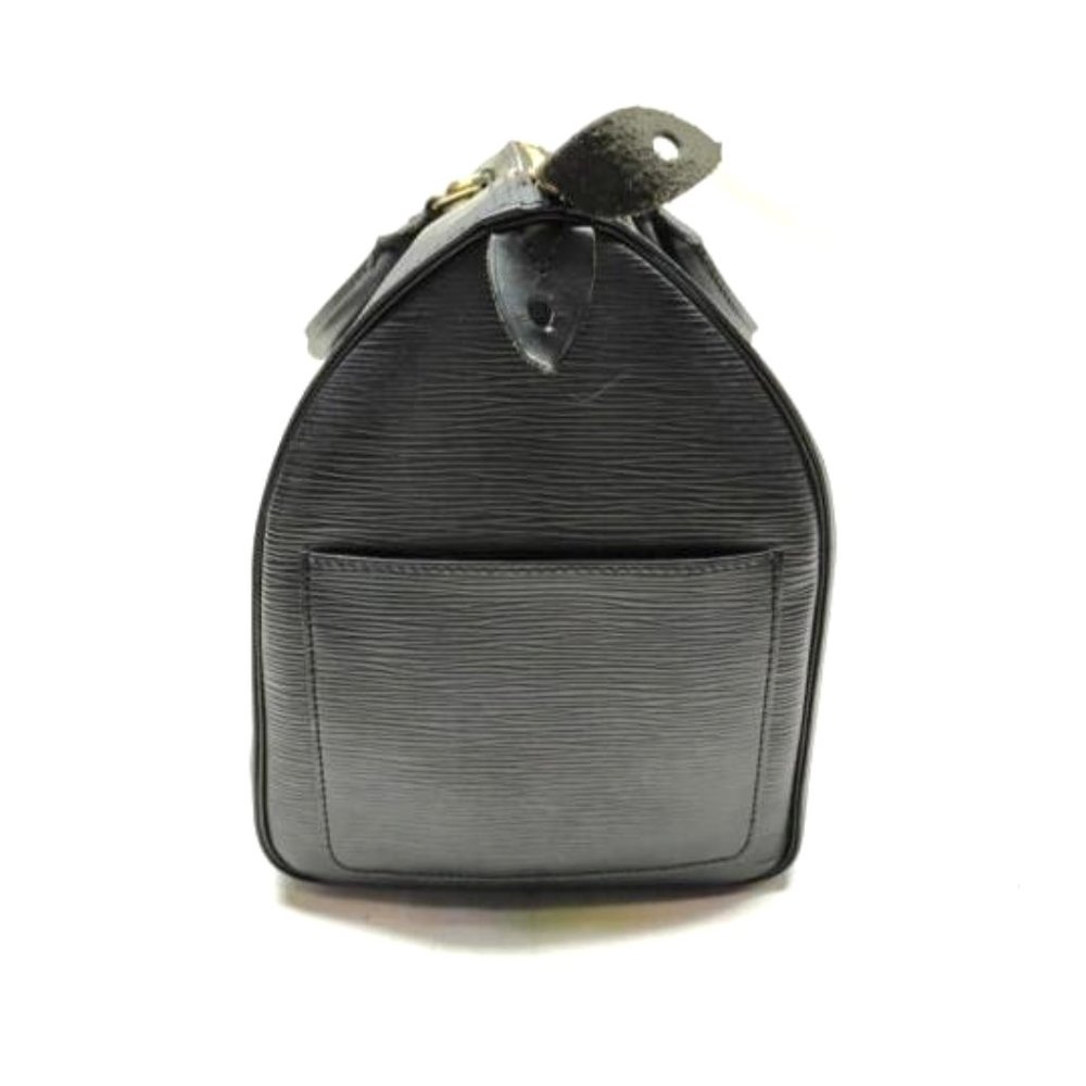 Vintage Louis Vuitton Epi Speedy 35 Black Leather Satchel Boston Bag Gold - Picture 7 of 16